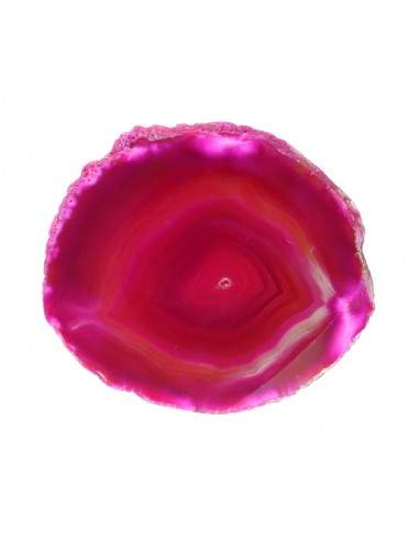 Piastra di Agata Tinta Fucsia di...