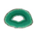 Medium Dyed Green Agate Plate