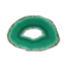 Medium Dyed Green Agate Plate