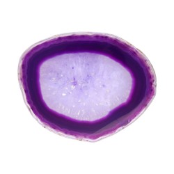 Piastra di Agata Viola Tinta Media