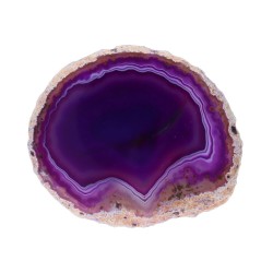 Piastra di Agata Viola Tinta Media