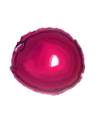 Piastra di Agata Fucsia Tinta Grande