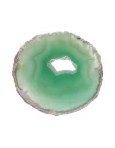 Large Dyed Green Agate Plate