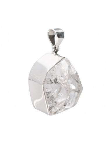 Herkimer Quartz Pendant in 925...