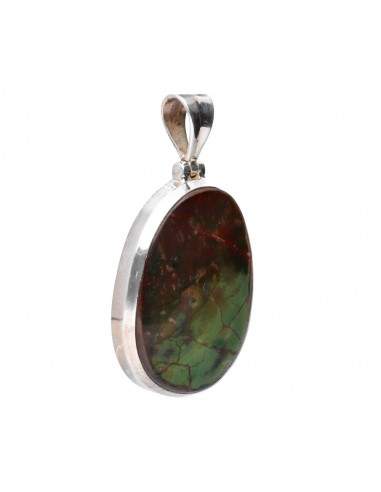 Pendentif en ammolite en argent 925...