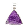 Pingente Charoite em prata de lei 925 (Y59)