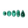 Malachite cabochon