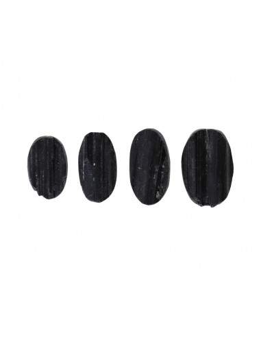 Cabochon di Tormalina Nera Semilucido
