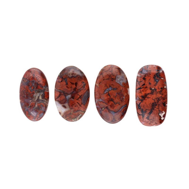 Cabochon di Giada di Legno Fossilizzato