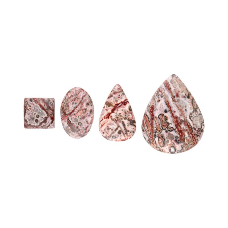 Cabochon di Giada Leopardo