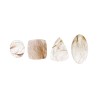 Rutilated Quartz Cabochon