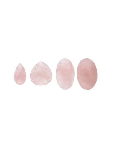 Cabochon di quarzo rosa
