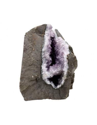 Drusa di ametista in matrice grezza...