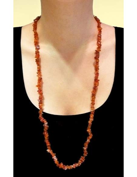 Collar Chip Cornalina