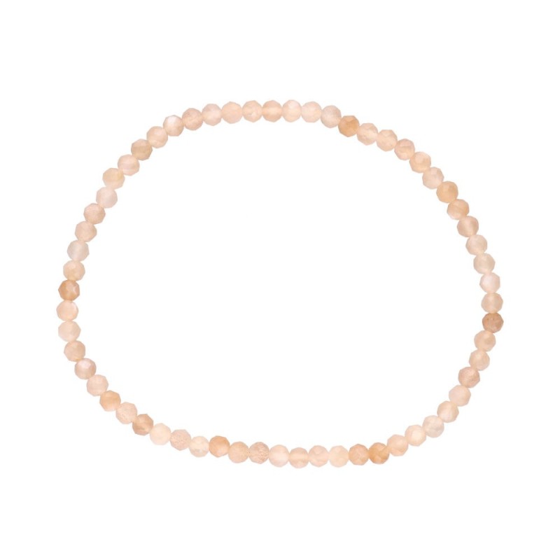 Bracciale Facetato in Pietra Sole 3mm