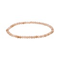 Faceted Sunstone Bracelet 3mm