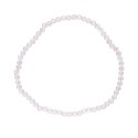Bracelet à facettes en quartz rose 3mm