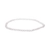 Bracelet à facettes en quartz rose 3mm