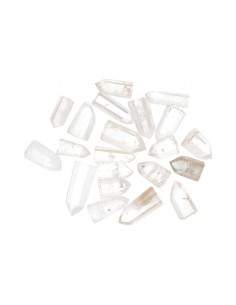 Pointes de quartz poli