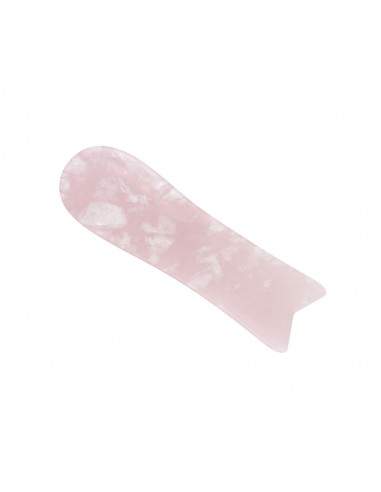Massaggiatore Gua Sha in quarzo rosa -3-