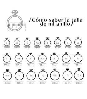 Pequeno anel de círculo opala em Prata de Lei 925
