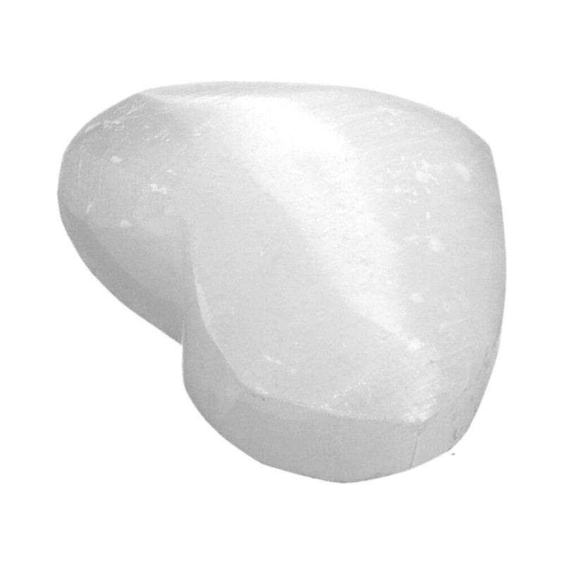 Cuore grande in selenite