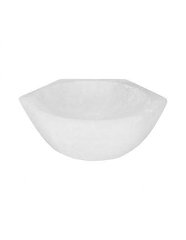 Ciotola di Selenite Esagonale