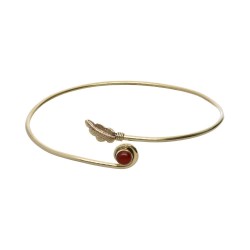 Bracciale in Bronzo con Minerale -6-