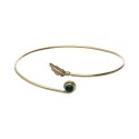 Bracciale in Bagno di Bronzo con Minerale -6-