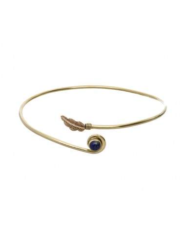 Bronze Bracelet with Mineral -6-