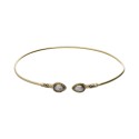 Bracciale in Bronzo con Minerale -7-