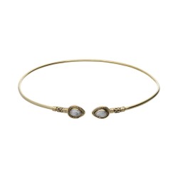 Bracciale in Bronzo con Minerale -7-