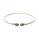 Bracciale in Bronzo con Minerale -7-