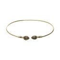Bracciale in Bronzo con Minerale -7-