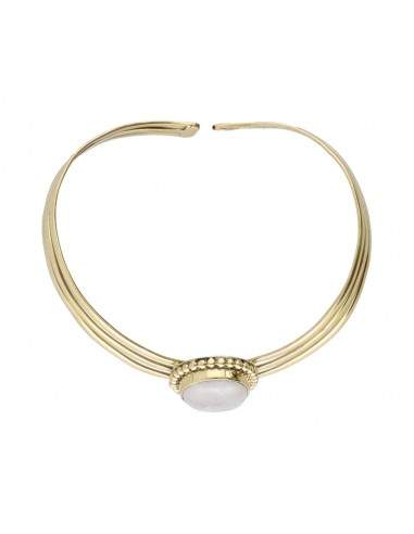 Bracciale in bronzo con pietra lunare...