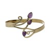 Bracciale in Bronzo Tre Lacrime Amatista -17-