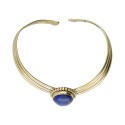 Pulsera de Bronce con Lapislázuli -28.1-