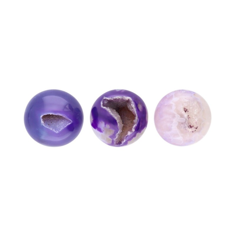 Sfera di Agata Viola Tintata