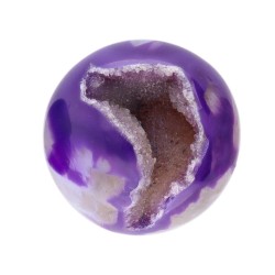 Sfera di Agata Viola Tintata