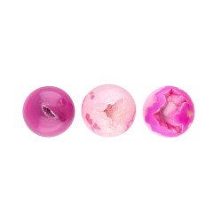 Sfera di Agata Fucsia Tinta