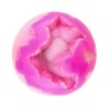 Esfera de Ágata Fuchsia Teñida
