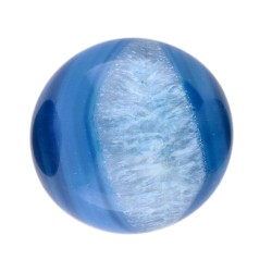 Sfera di Agata Blu Tinta