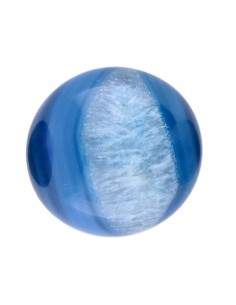 Sfera di Agata Blu Tinteggiata