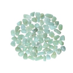 Pietre levigate di acquamarina 2 x 1 cm
