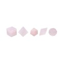 Set de formes platoniques en quartz rose | Vives de la Cortada