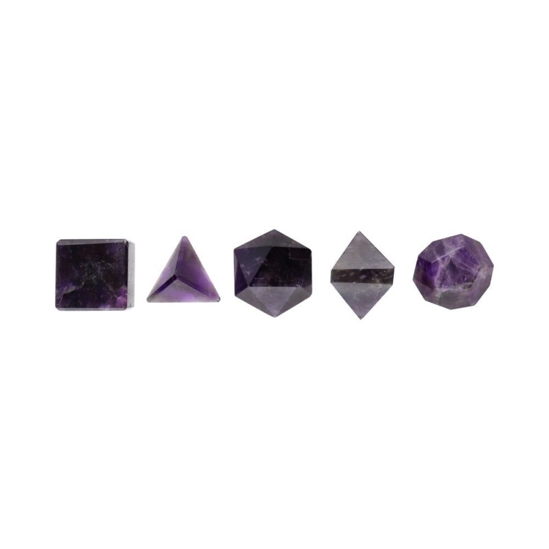 Gioco di Forme Platoniche in Amatista