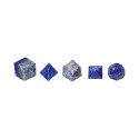 Lapis Lazuli Platonic Shapes Set