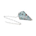Pêndulo Facetado de Amazonite (58)