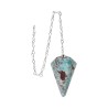 Pendolo Facetato di Amazonite (FAC2)