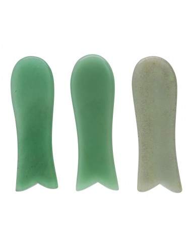 Gua Sha Pesce Quarzo Verde